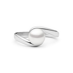 Inel cu perla naturala alba din argint DiAmanti SK22382R_W-G (Argint 925‰ 2,6 g.)